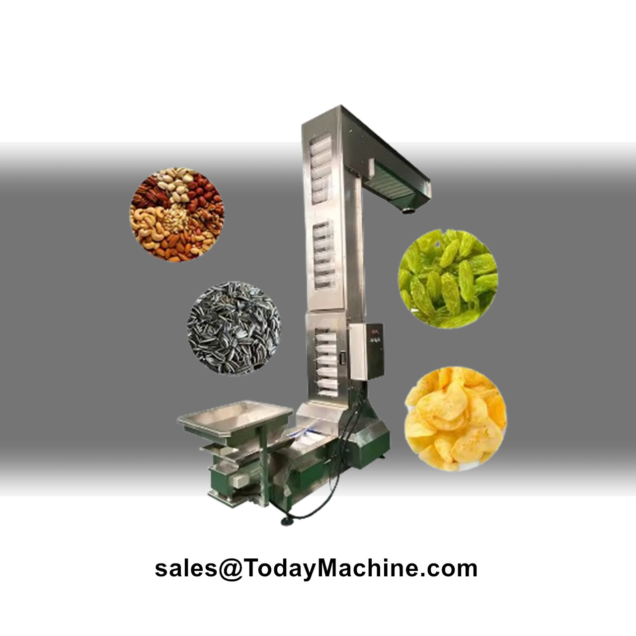 Food Z - Elevatore a Tazze in Acciaio Inossidabile