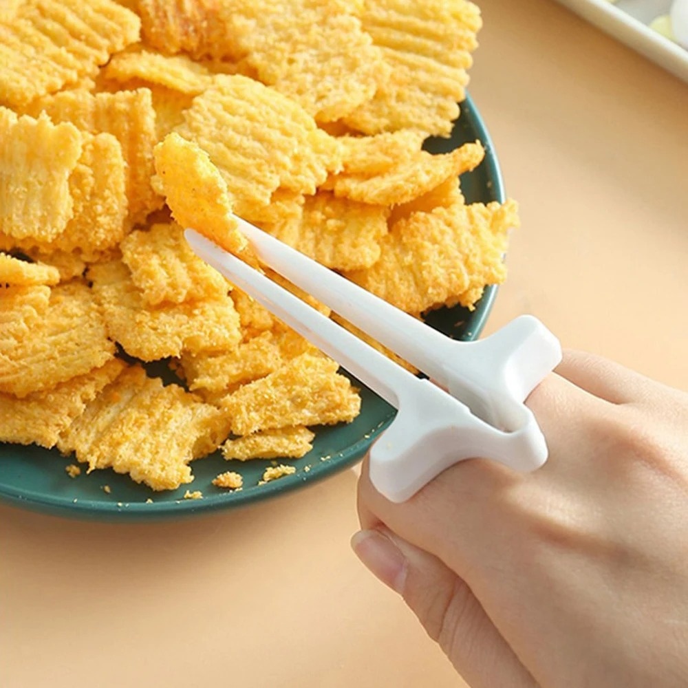 Food Snacks To Eat - Bacchette Ausiliarie Riutilizzabili per Pigri, Porta-Snack