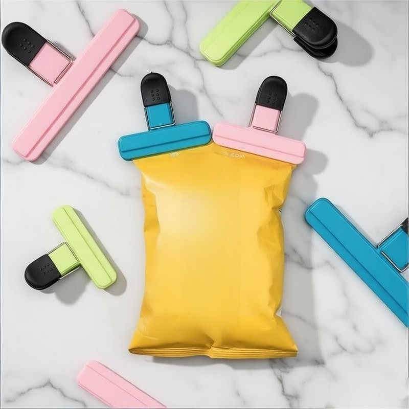 Food Snacks Packets - Clip per sigillare alimenti, morsetti per