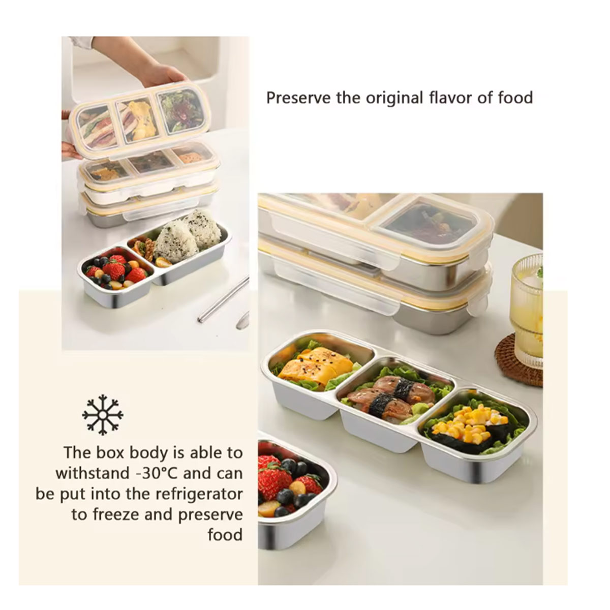 Contenitore per Pranzo in Acci - Food Snacks For Weight Loss recensione e prezzo