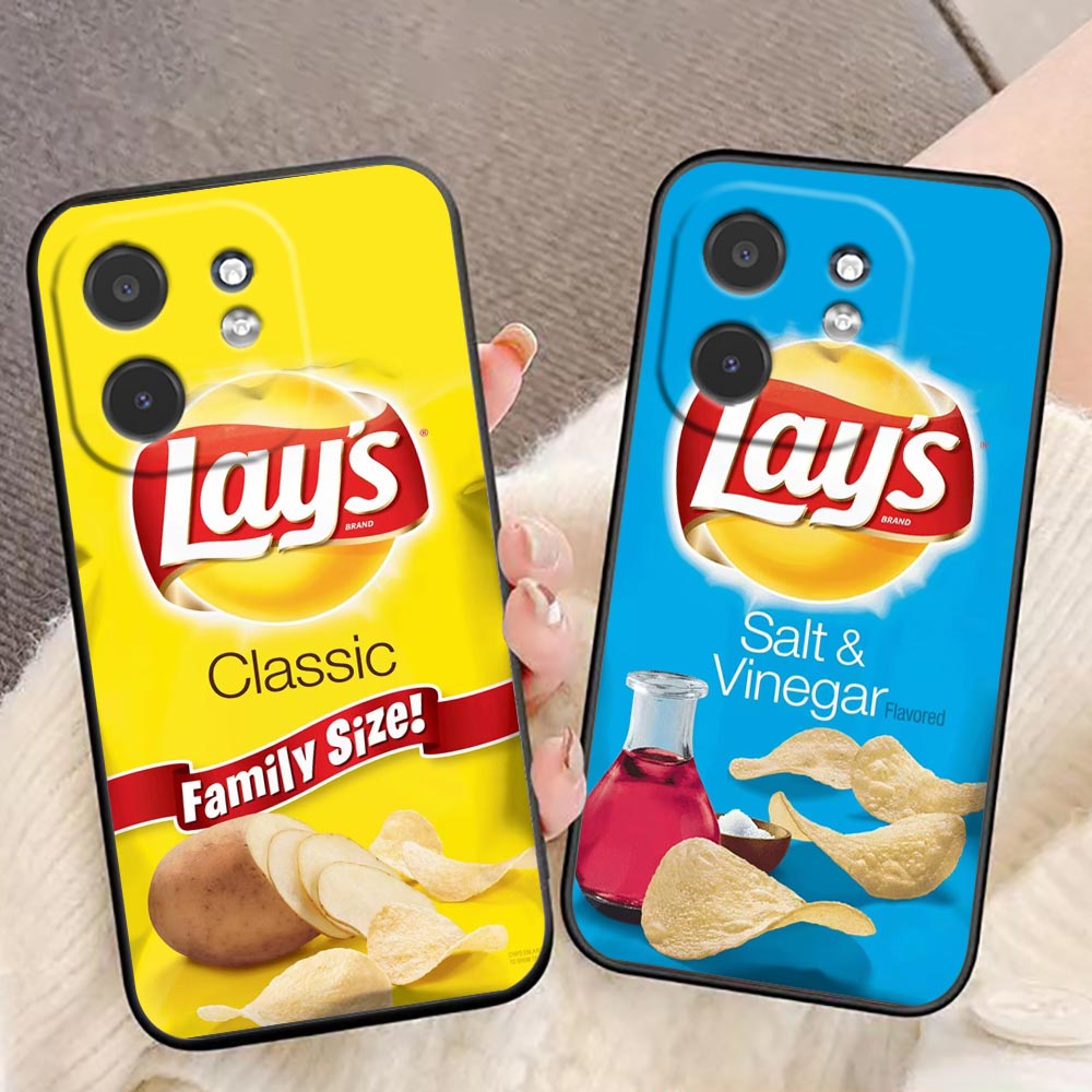 Cover per telefono a tema pata - Food Snacks Logos recensione e prezzo