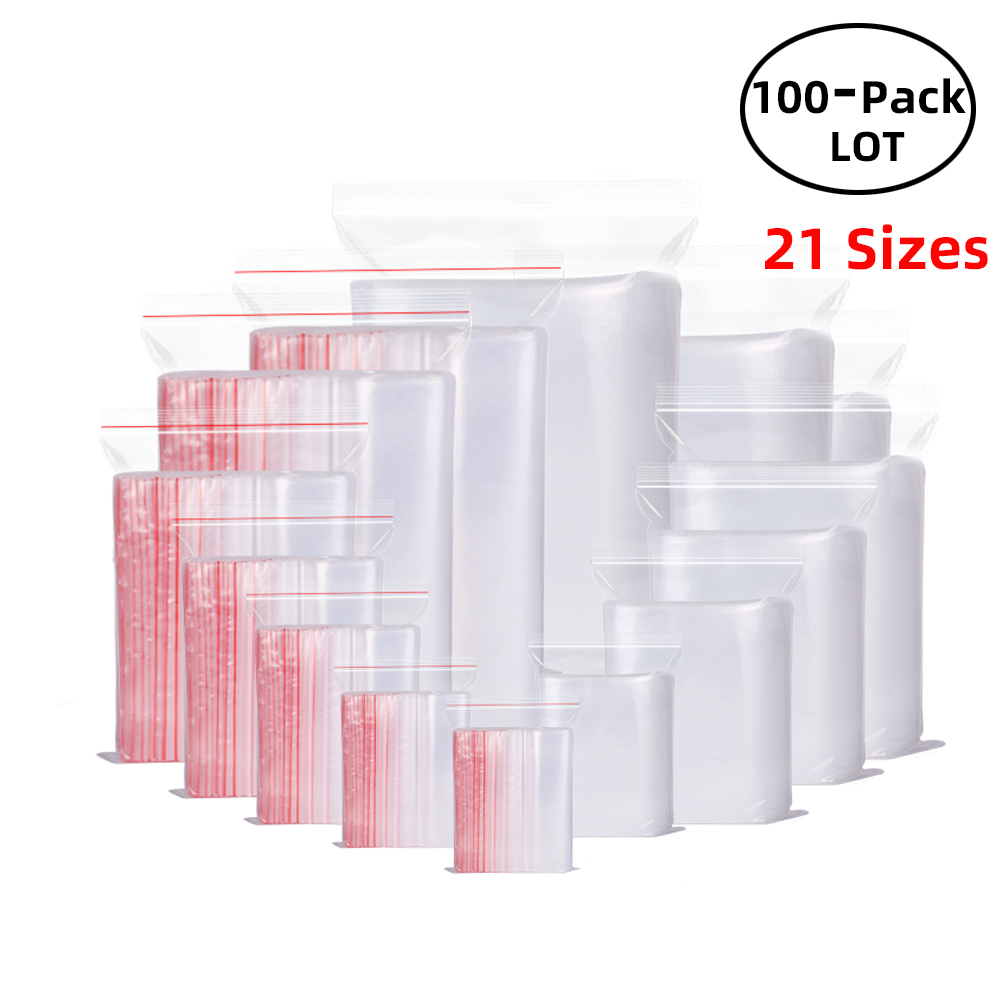 100 pz/pacco sacchetti richiud - Food Z recensione e prezzo